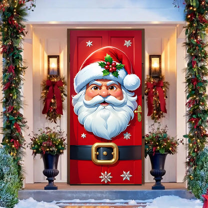 🎄 Venta anticipada de Navidad: 🎅50 % de descuento en adornos navideños para puertas🎅