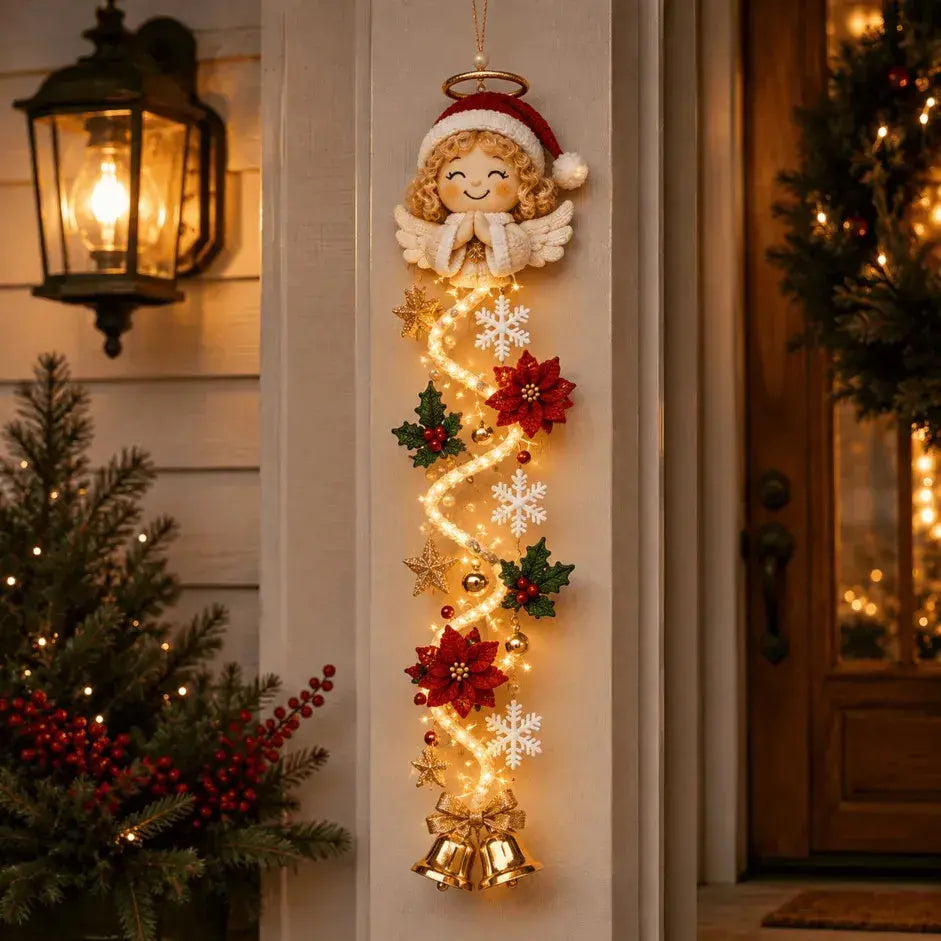 🎄🎃Utolsó nap! 🎅Élvezze a 49% kedvezményt a megvilágított karácsonyi ajtódíszekre!