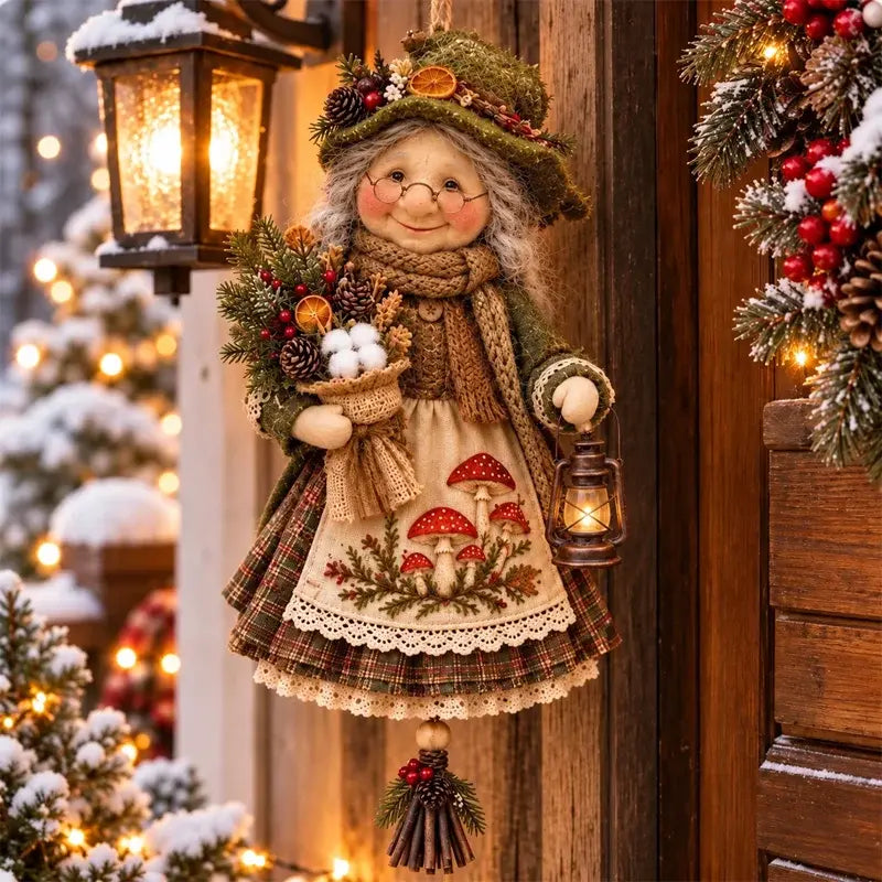 🎄❤️Aranyos, praktikus és hordozható "Sok szerencsét nagyi" dekoráció - egy csipetnyi meleg hangulatot kölcsönöz.