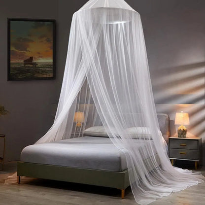Dosel de cama con mosquitera en forma de cúpula - Tienda de campaña con dosel para cama estilo princesa