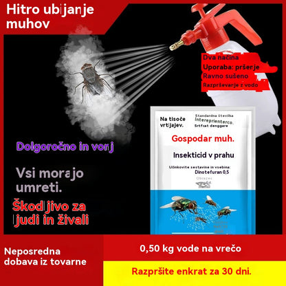 🦟【10 vrečk】Posebej zasnovan za ubijanje komarjev in muh na kmetijah, eno pakiranje ubija bolhe/kobilice/ščurke/muhe/komarje!