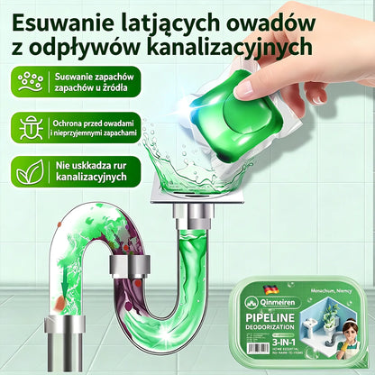 2 pudełka za jedyne 99 zł –  (100 kapsułek w opakowaniu) 🔥🎉 Kapsułki zawierające bioenzymy do usuwania zapachów z systemów kanalizacyjnych.