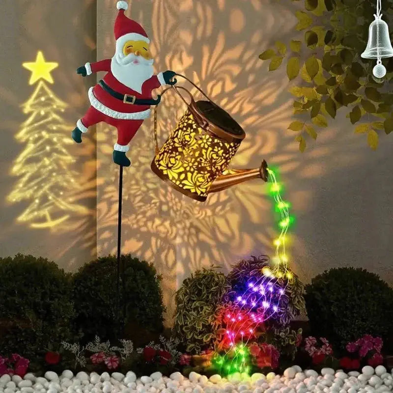 📢📢60% KEDVEZMÉNY! 🎅Napenergiás Mikulás Kerti Fény✨