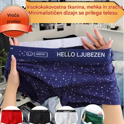 ⏳【Korlátozott ajánlat】🔥(5 darabos csomag) Új férfi pamut boxeralsó