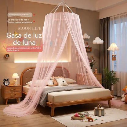 Dosel de cama con mosquitera en forma de cúpula - Tienda de campaña con dosel para cama estilo princesa