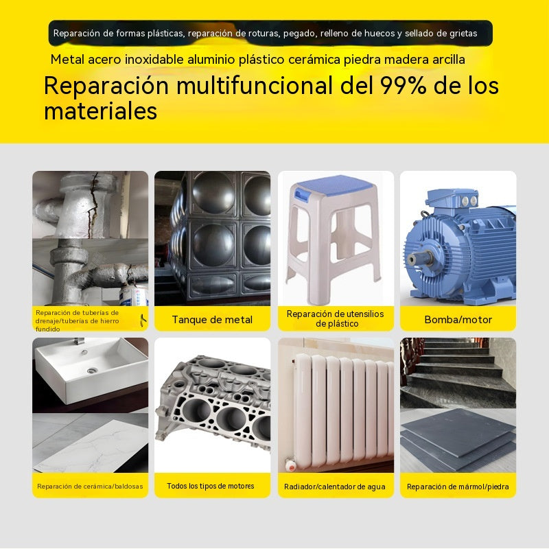 🔥🔥【2 bolsas】Adhesivo metálico de alta resistencia para soldadura
