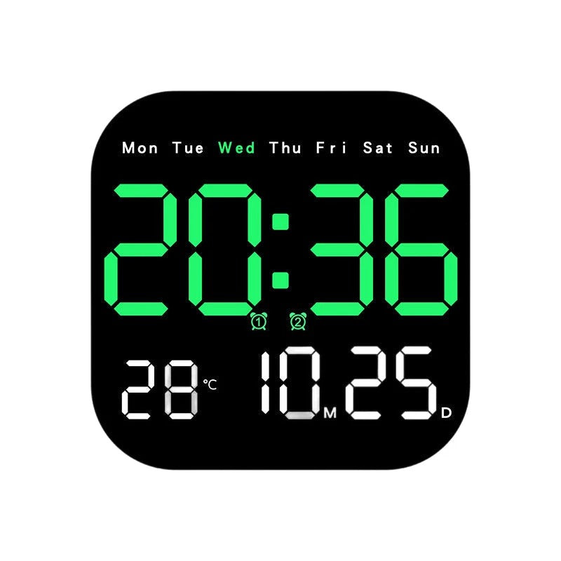 🕰️Eladások meghaladták az 50 000 darabot! 🛏️Időben korlátozott 40% kedvezmény! Digitális óra otthoni és irodai használatra.