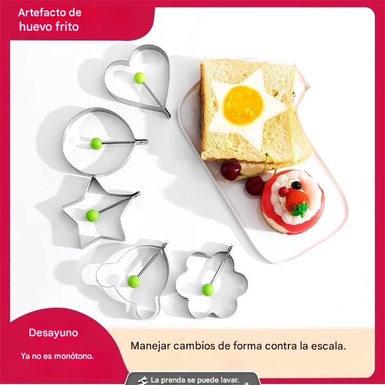 🍳【5 darabos készlet】 Akciós ár - Rozsdamentes acél tojásforma