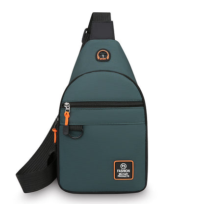 【Kupte 1, získejte 1 zdarma】🎒 ✨ Voděodolná crossbody taška s více kapsami – organizovaný úložný prostor, nastavitelný popruh, konektor pro sluchátka