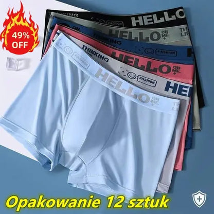 🔥【kup 3 otrzymaj 3 za darmo】🧊 49% OFF Ostatni dzień---2026 Nowe antybakteryjne bokserki męskie U Curved Mesh Modal Plus Size