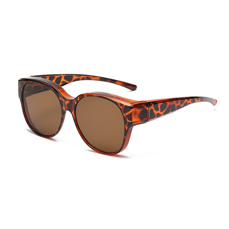 [Compra uno y llévate otro gratis]Nuevas gafas de sol con estampado de carey; gafas de sol polarizadas con protección UV.