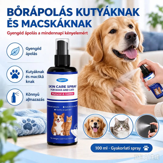 ✨🐕A háziállatok bőrnyugtató termékei segítenek felfrissíteni a szőrzetet, enyhíteni a viszketést és ápolni a bőrt.