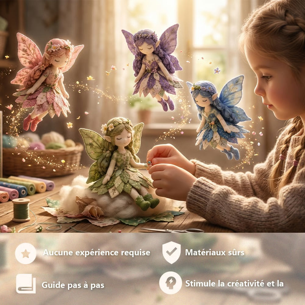 🌸50% kedvezmény - Mesebeli varrás sorozat - Saját készítésű patchwork tündérbaba készlet✨👼