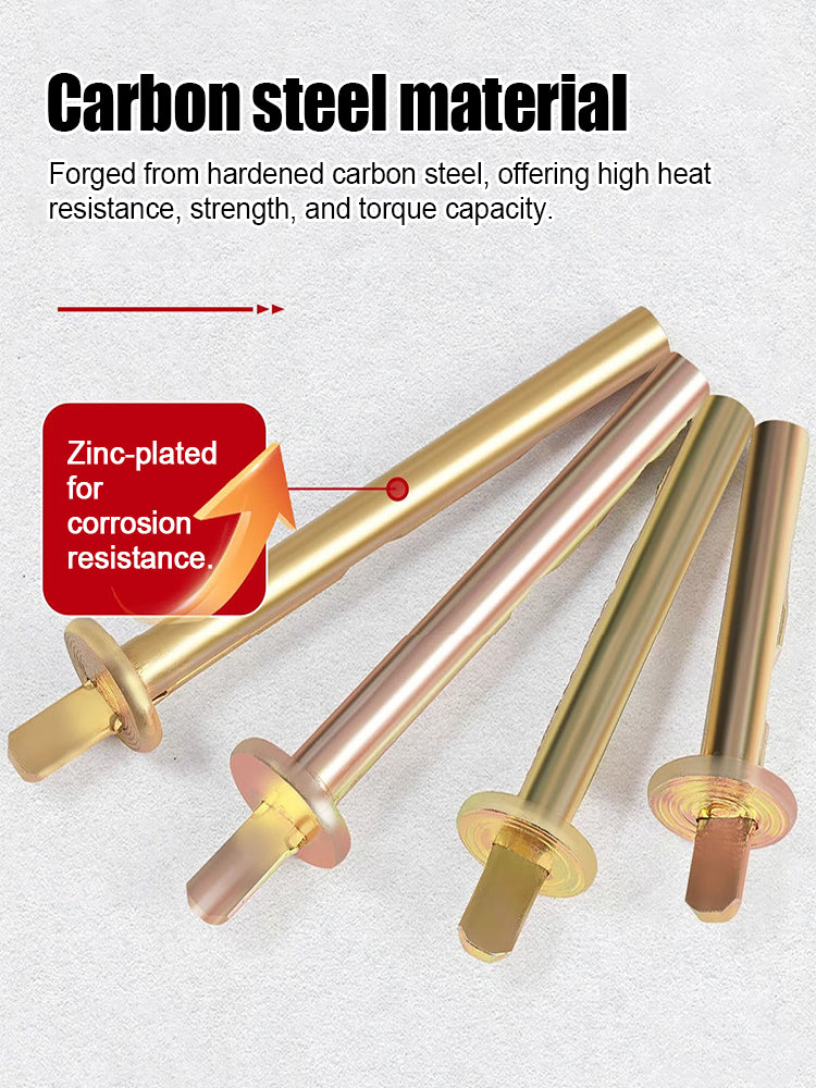 【20 Piezas】Tornillos de expansión integrados para pared de cemento