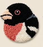 🧵Ideális kezdőknek🐦Madár témájú alátét készlet barkácsolóknak