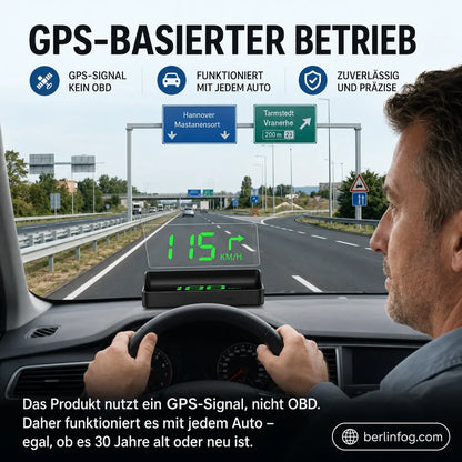🚗🛰️ Head-up displej (HUD) s digitálnym tachometrom a navigačným systémom – majte oči na ceste a vyhnite sa pokutám. 50% zľava!