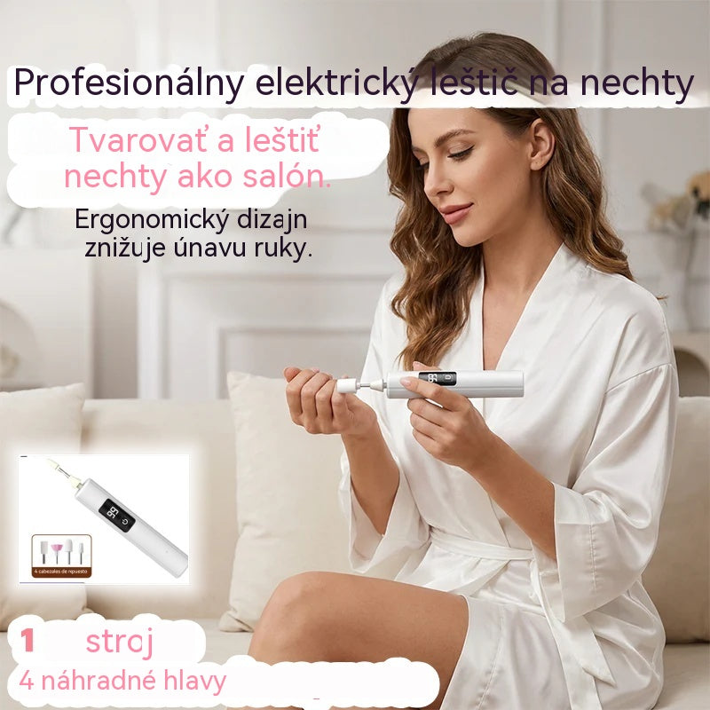 ✨Profesionálny elektrický leštič nechtov💅⚡ Pilníkujte a leštite nechty ako zo salónu