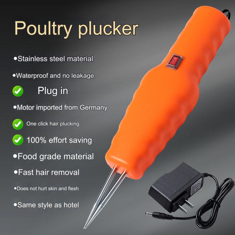 🐓🦆【Vásárolj egyet, kapsz egyet ingyen】🐓🦆Elektromos eszköz a madártollak gyors eltávolításához✅【Ingyenes adapter mellékelve】