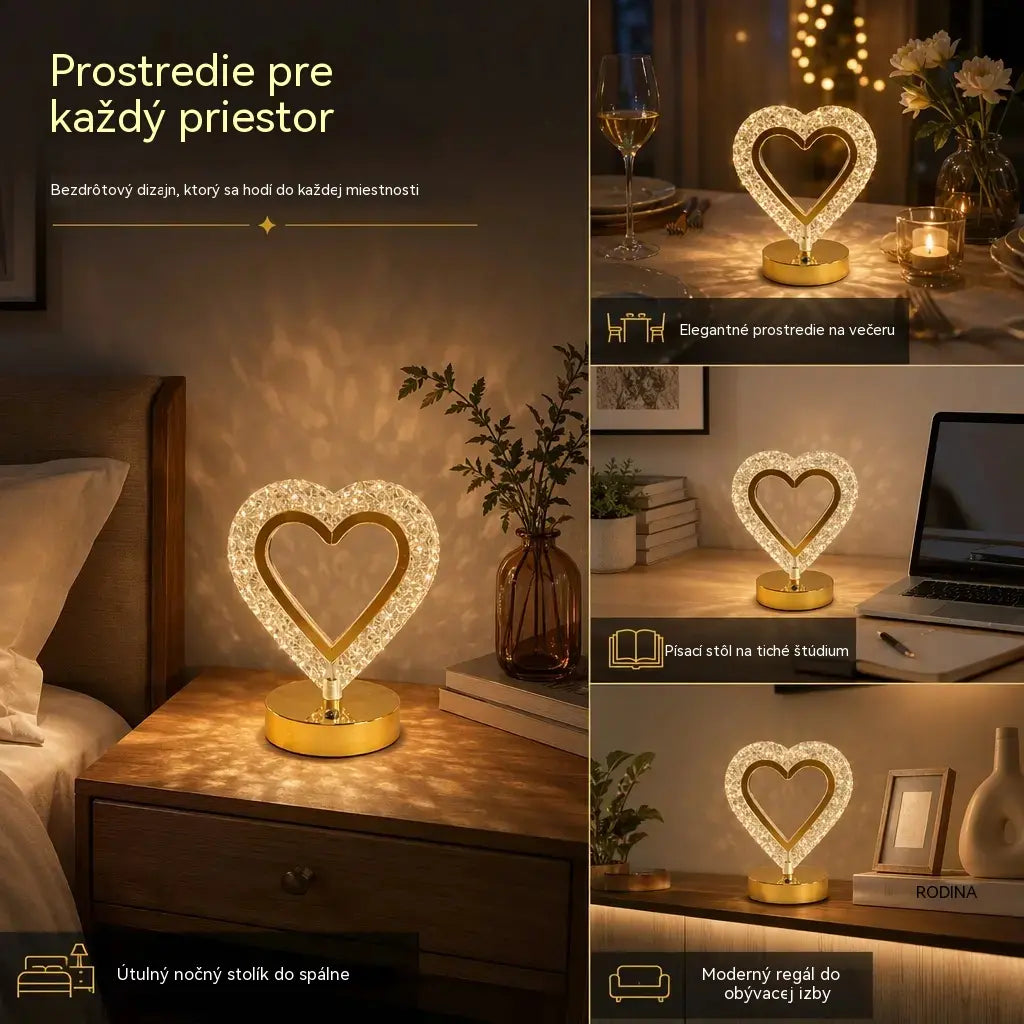 📢📢 Zľava 50 %! ✨ Sklenené nočné svetlo s geometrickým dizajnom: dotykové ovládanie, 3 farby, nabíjanie cez USB, 🏠 útulné osvetlenie spálne.