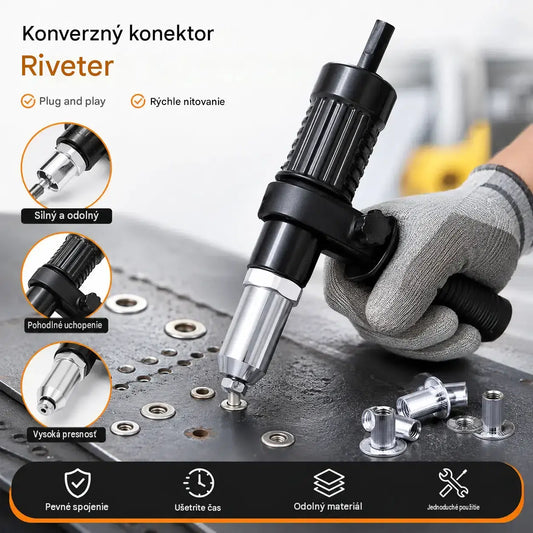 🔥Novinka v ponuke 🛠️ Profesionálny nadstavec na elektrickú vŕtačku na nitovanie