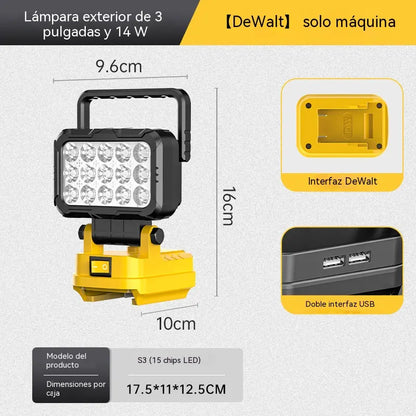 🔥💡 Lítiumakkumulátoros, USB-csatlakozóval ellátott zseblámpa – ideális többek között autójavításhoz.