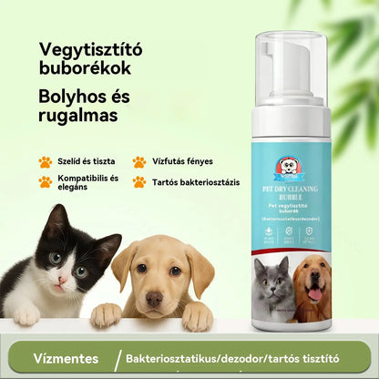 ✨【Vásárolj 1-et, kapsz 1-t ingyen】🐱🐈 Gyengéd növényi alapú szagtalanító hab háziállatoknak, állatsamponok