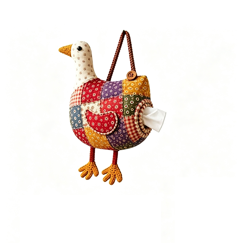 🐔Állatmotívumos papírzsebkendő-tartó varrókészlet