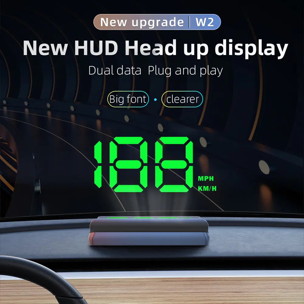 🚗🛰️ Head-up displej (HUD) s digitálnym tachometrom a navigačným systémom – majte oči na ceste a vyhnite sa pokutám. 50% zľava!