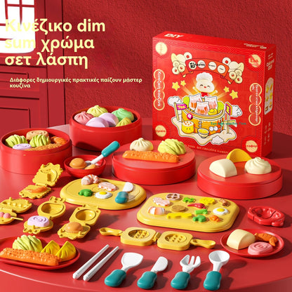 👩‍🍳🧒 Súprava detskej kuchynky s plastelínou – kreatívna hra doma!