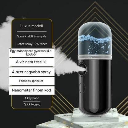 💦【2 darab】Nano Spray Hidratáló Eszköz | Azonnal mélyen behatol a bőrbe, hidratál anélkül, hogy tönkretenné a sminket✨