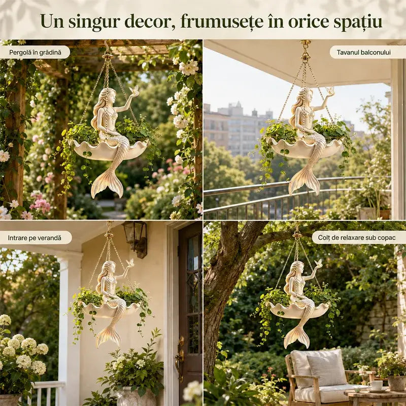 ✨ Változtasd át kertedet mesévé! Dekoratív függőcserép művészi meseszerű dizájnnal! 🌸🧚‍♀️