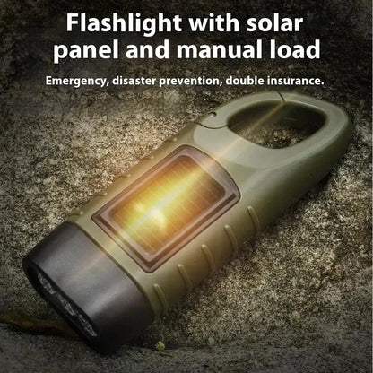 🔥【45% OFF】⚡Solarna svjetiljka s ručnim punjenjem – Prijenosni generator idealan za hitne slučajeve i avanture!