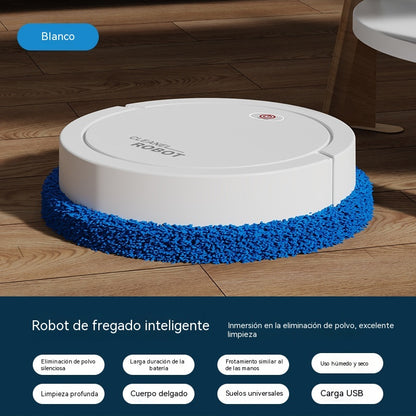 🏠🔹 Robot inteligente de limpieza para el hogar, barredora húmeda y seca.