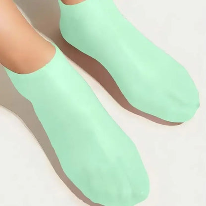🔥¡Oferta 1+2! 👣 Mascarilla hidratante para pies, calcetines exfoliantes de silicona y calcetines protectores para la playa (3 pares)