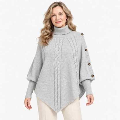 【S-3XL】Igazi sláger az őszi-téli szezonban! Ezzel a meleg, kötött köpennyel könnyedén elrejtheted az alakod apróbb hibáit. ✨
