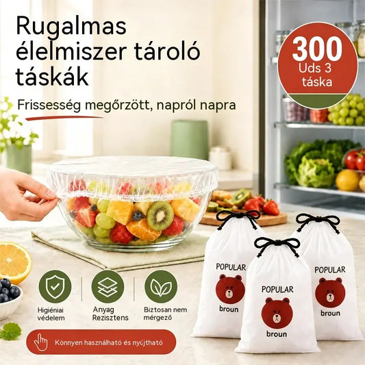 🔥 (300 darab) Csak 7800 Ft🍽️ Extra nagy, vastag, élelmiszeripari minőségű antibakteriális műanyag doboz