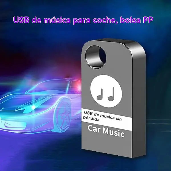 🚗🎵🎵【Muzyczna pamięć USB】Zawiera 8000 utworów, 600 teledysków i efekty dźwiękowe 6D