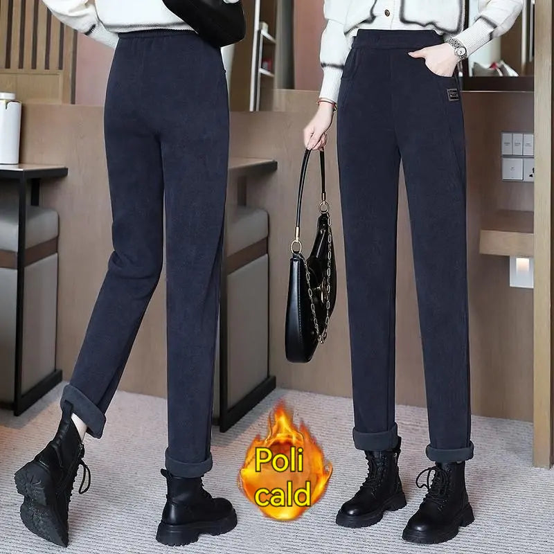 💥【Vásárolj 1-et, kapsz 2-t ingyen】👖Új őszi és téli divatos bársony vastag szélű szabadidőnadrág 2025