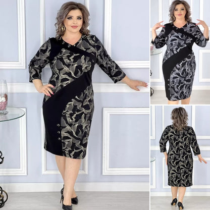 【🏆️Horúci výpredaj】🌷 [S-5XL] 2025 Nové elegantné šaty s potlačou
