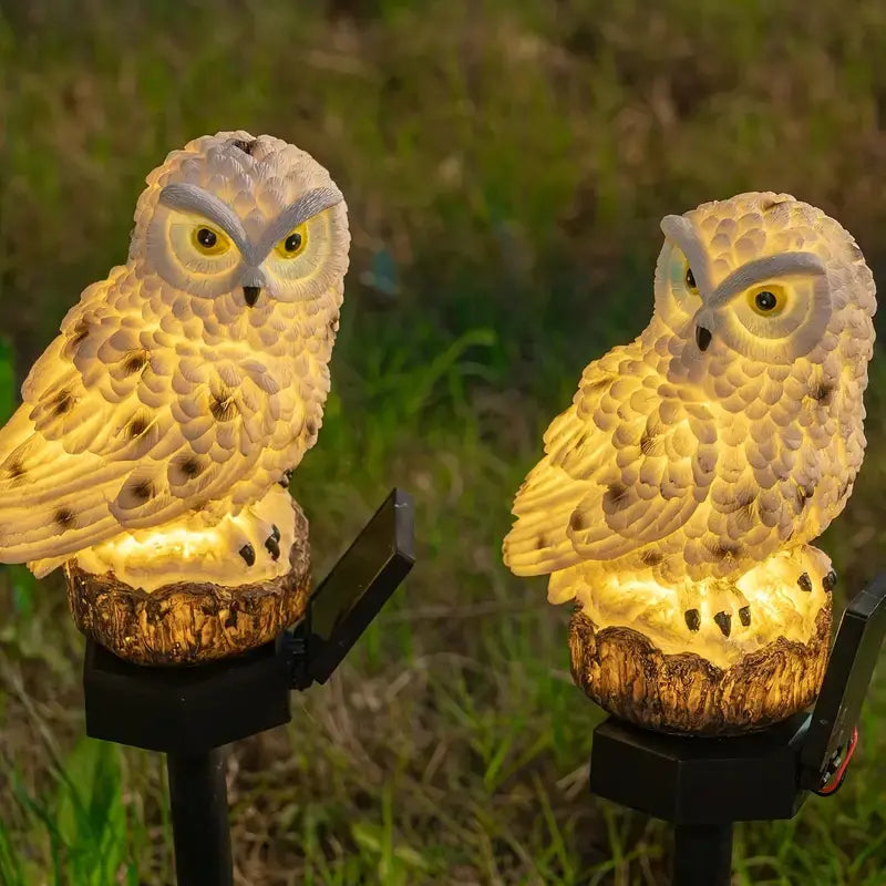 [Vásároljon egyet, kapjon egyet ingyen] 🦉 Dekoratív napelemes bagolyfény – Vigyen meleg fényt kertjébe