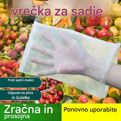 【50 kosov】Mreža proti sadnim mušicam, zaščitna mreža za drevesa pred pticami, vrtne mrežaste vreče za zaščito cvetja, rastlin, sadja in zelenjave.