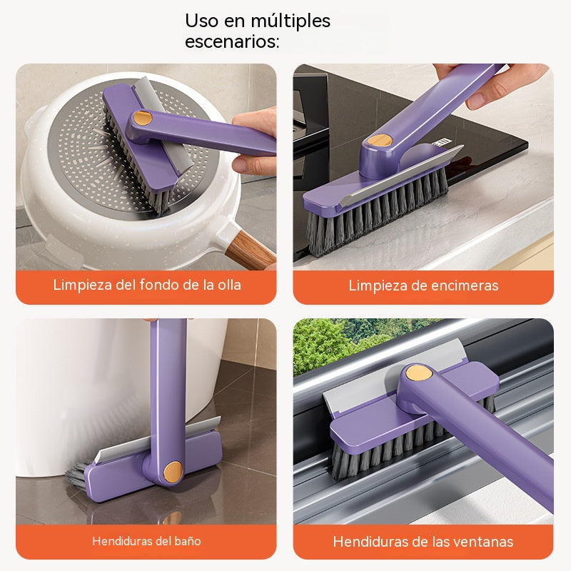 【Compra 1 y llévate 1 gratis】Cepillo multifuncional para limpiar rincones del baño