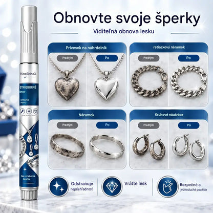 🔥 Časovo obmedzená ponuka: 50% zľava 🔥 Pero na opravu škrabancov a retušovanie strieborných šperkov
