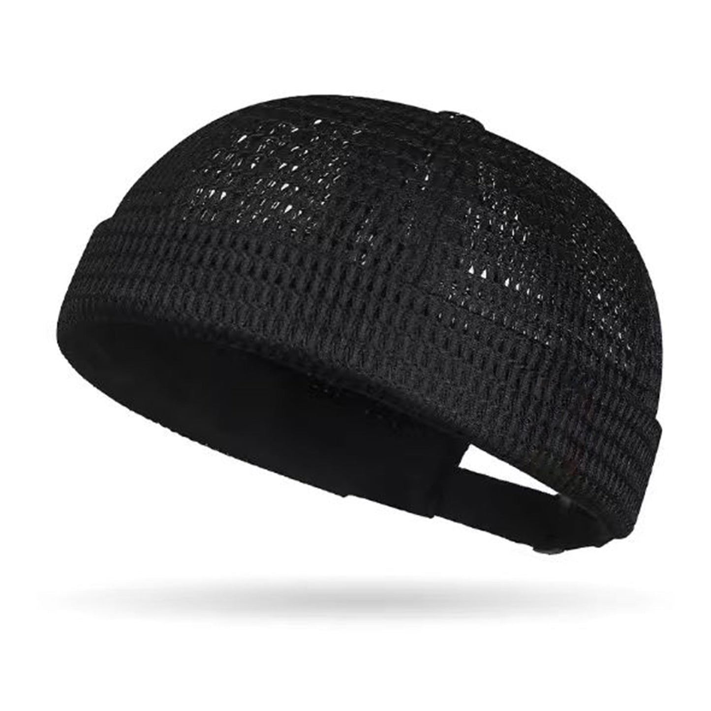 🔥Gorro Docker transpirable sin visera para hombre - Gorro de malla ligero para actividades al aire libre en verano