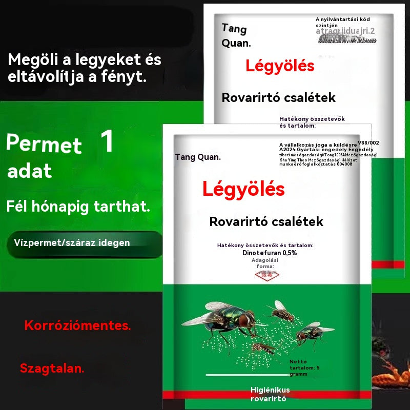 🦟【10 zacskó】 🦟Gazdasági legyek irtó spray rovarirtó, szagtalan, szúnyogirtó gyógyszer, háztartási használatra
