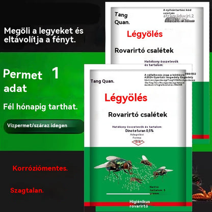 🦟【10 zacskó】 🦟Gazdasági legyek irtó spray rovarirtó, szagtalan, szúnyogirtó gyógyszer, háztartási használatra