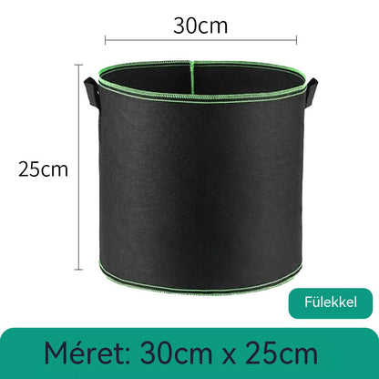 🌱 3 db-os, 5 gallonos ültetőzsák - Nagy szilárdságú, lélegző anyagból készült, fogantyúkkal, zöldségek, virágok és gyümölcsök termesztésére alkalmas.