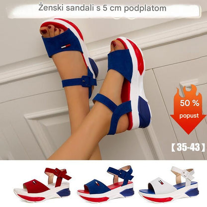 🔥【Velikosti 35-43】Novi ženski sandali z debelim podplatom