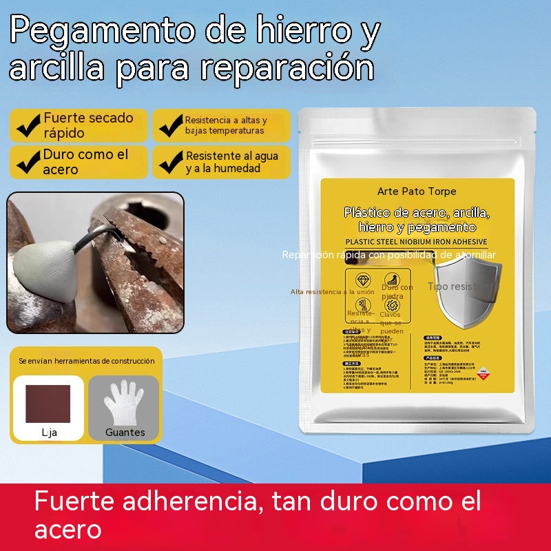 🔥🔥【2 bolsas】Adhesivo metálico de alta resistencia para soldadura