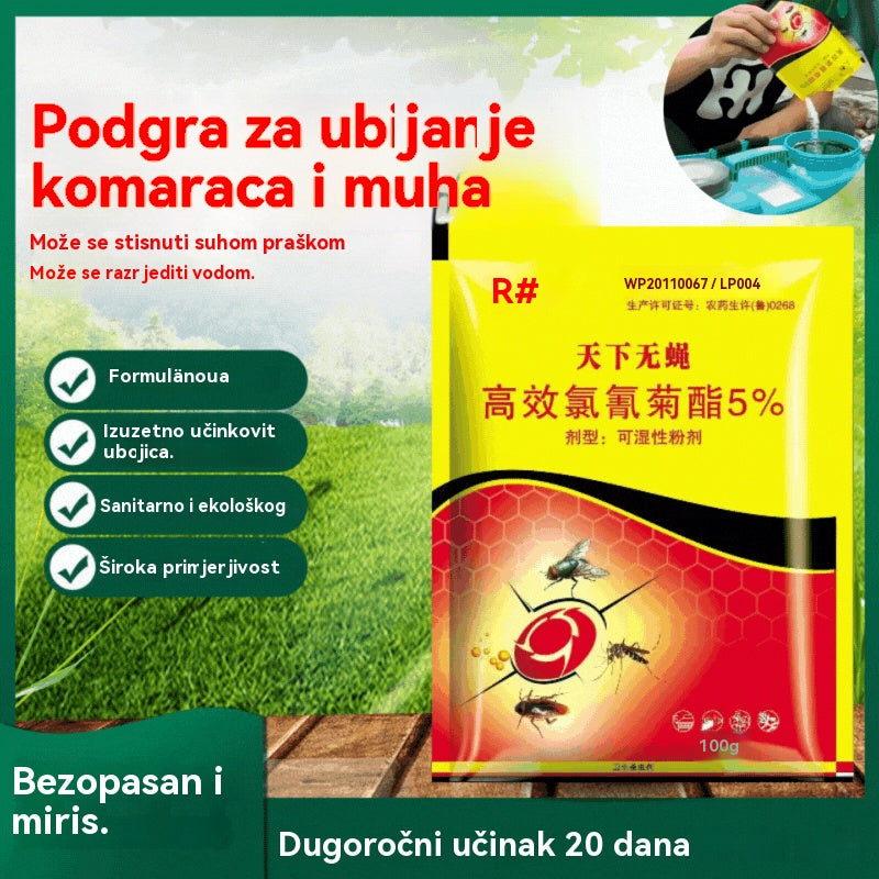 🦟【3 vrećica】❤️Posebno dizajnirano za ubijanje komaraca i muha na farmama, jedno pakiranje ubija buhe/skakavce/žohare/muhe/komarce!
